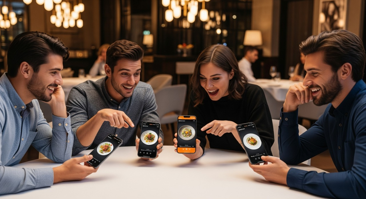 Interactive 3D dish preview